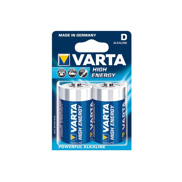 Varta D Battery High Energy 2-Pack