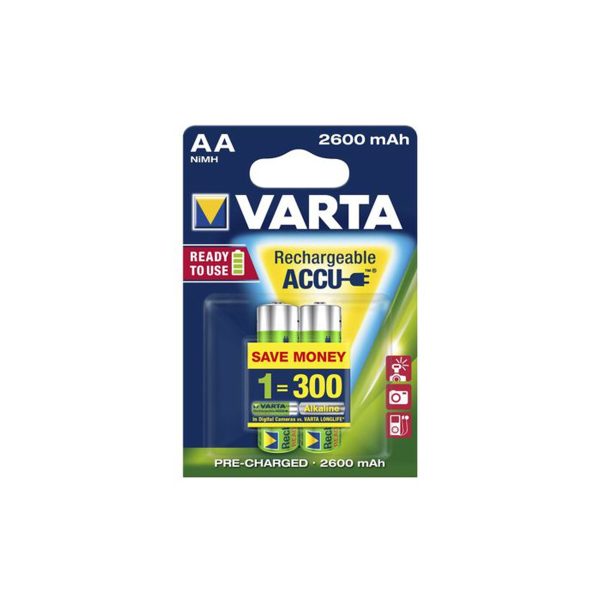 Varta AA Rechargeable Battery - 2 Pack