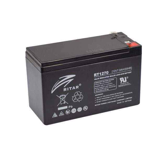 12V 7AH Sealed Lead Acid, Rechargeable Battery