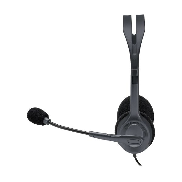 Logitech H111 Multi-platform Black Wired Stereo Headset - Image 2