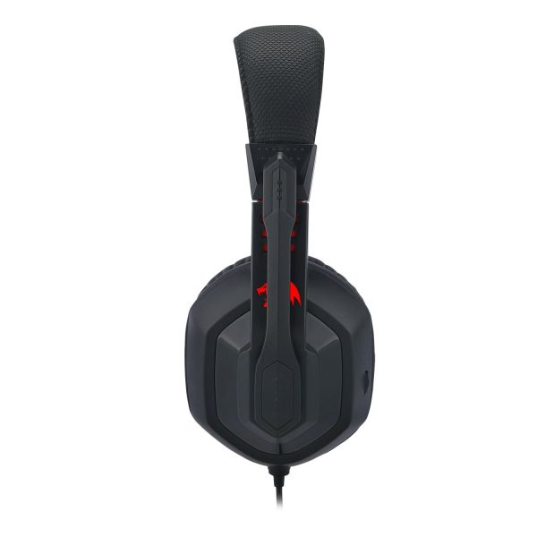 REDRAGON Over-Ear ARES Aux Gaming Headset - Black - Image 2