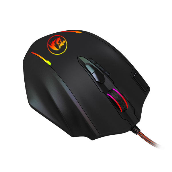 REDRAGON IMPACT 12400DPI MMO Gaming Mouse - Black - Image 4