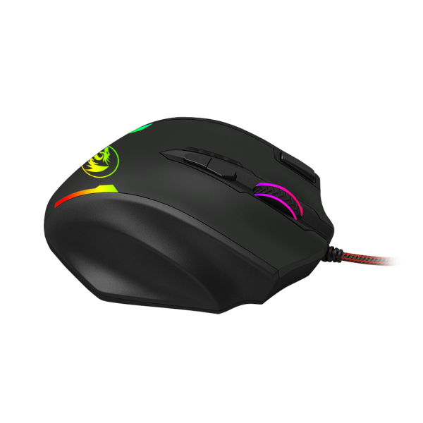 REDRAGON IMPACT 12400DPI MMO Gaming Mouse - Black - Image 7