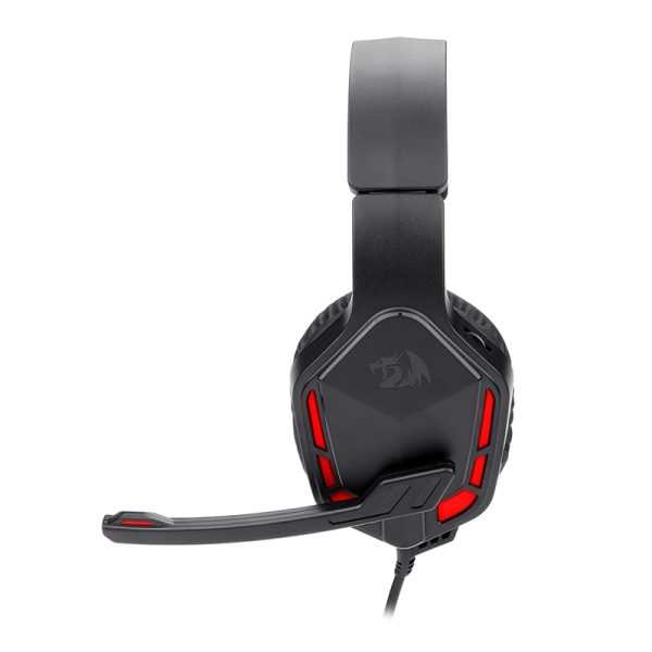 REDRAGON Over-Ear THEMIS Aux Gaming Headset - Black - Image 3