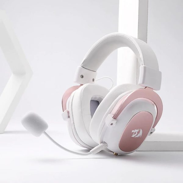 REDRAGON Over-Ear ZEUS 2 USB Gaming Headset - White - Image 5