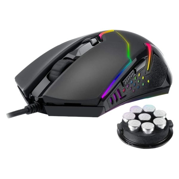 REDRAGON CENTROPHORUS 7200DPI RGB Gaming Mouse - Black - Image 2