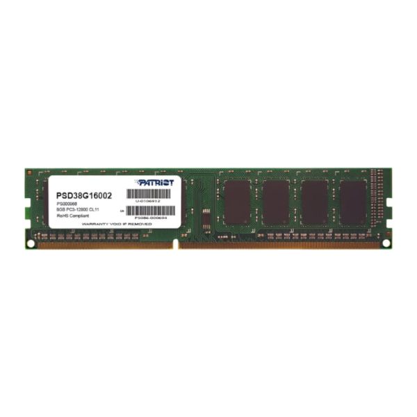 8GB Patriot Signature Line 1600MHz DDR3 Single Rank Desktop Memory