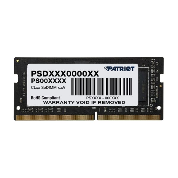 8GB Patriot Signature Line DDR4 2666MHz Single Rank SODIMM Notebook Memory