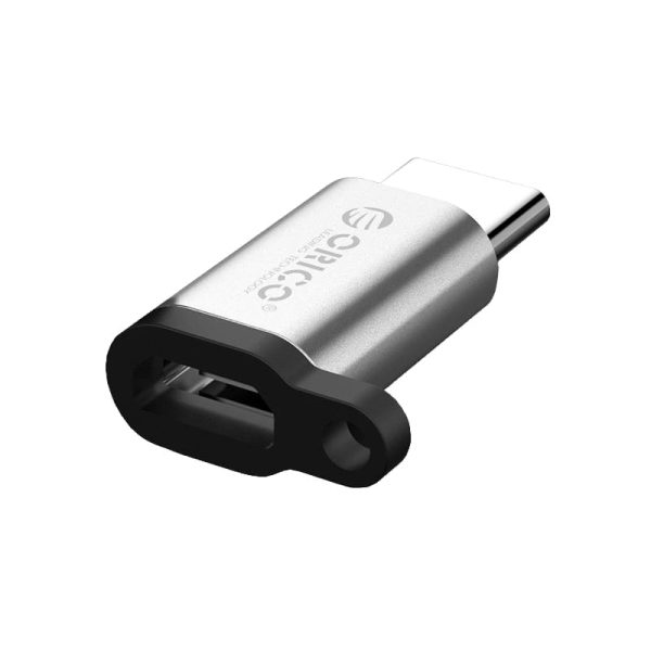 ORICO USB-C to Micro USB OTG Adapter - Silver - Image 2