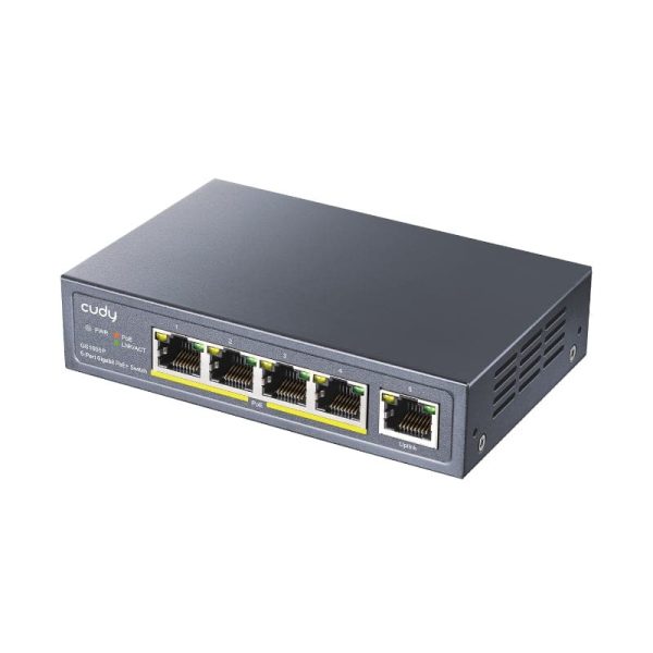 Cudy 5-Port Gigabit PoE+ Unmanaged Switch - Image 2