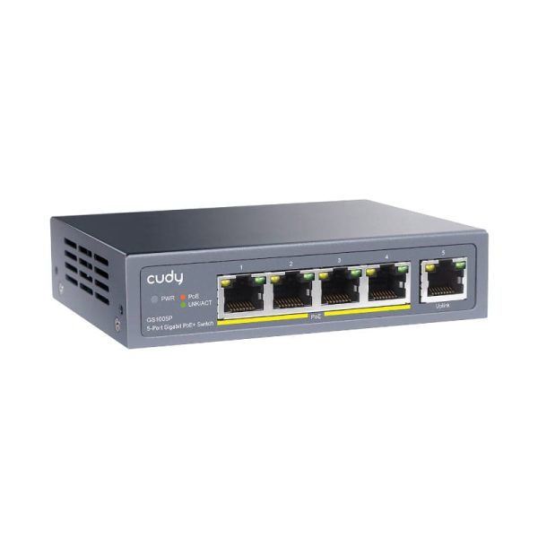 Cudy 5-Port Gigabit PoE+ Unmanaged Switch - Image 4