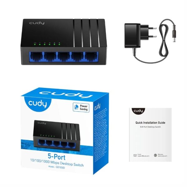 Cudy 5-Port Gigabit Desktop Switch - Image 4