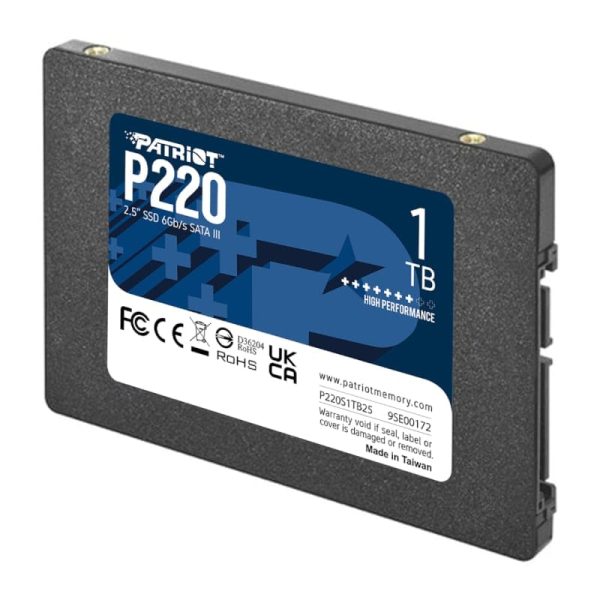 1TB Patriot P220 2.5" SSD - Image 2