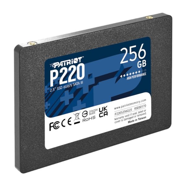 256GB Patriot P220 2.5" SSD - Image 3