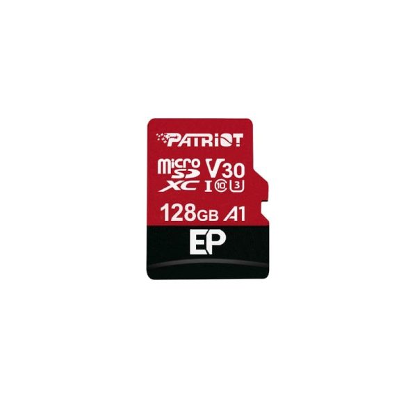 128GB Patriot EP V30 A1 Micro SDXC Card + Adapter