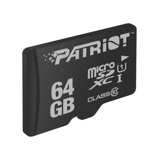 64GB Patriot LX CL10 Micro SDHC Card - Image 2